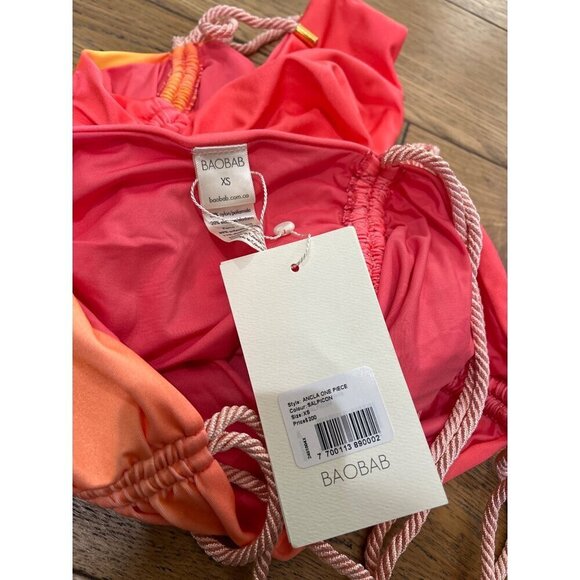 Baobab Ancla One Piece Bathing Suit Multicolor Salpicón Womens Size XS - Picture 8 of 8